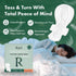 Overnight Sanitary Pads with Certified Organic Cotton Cover 12s